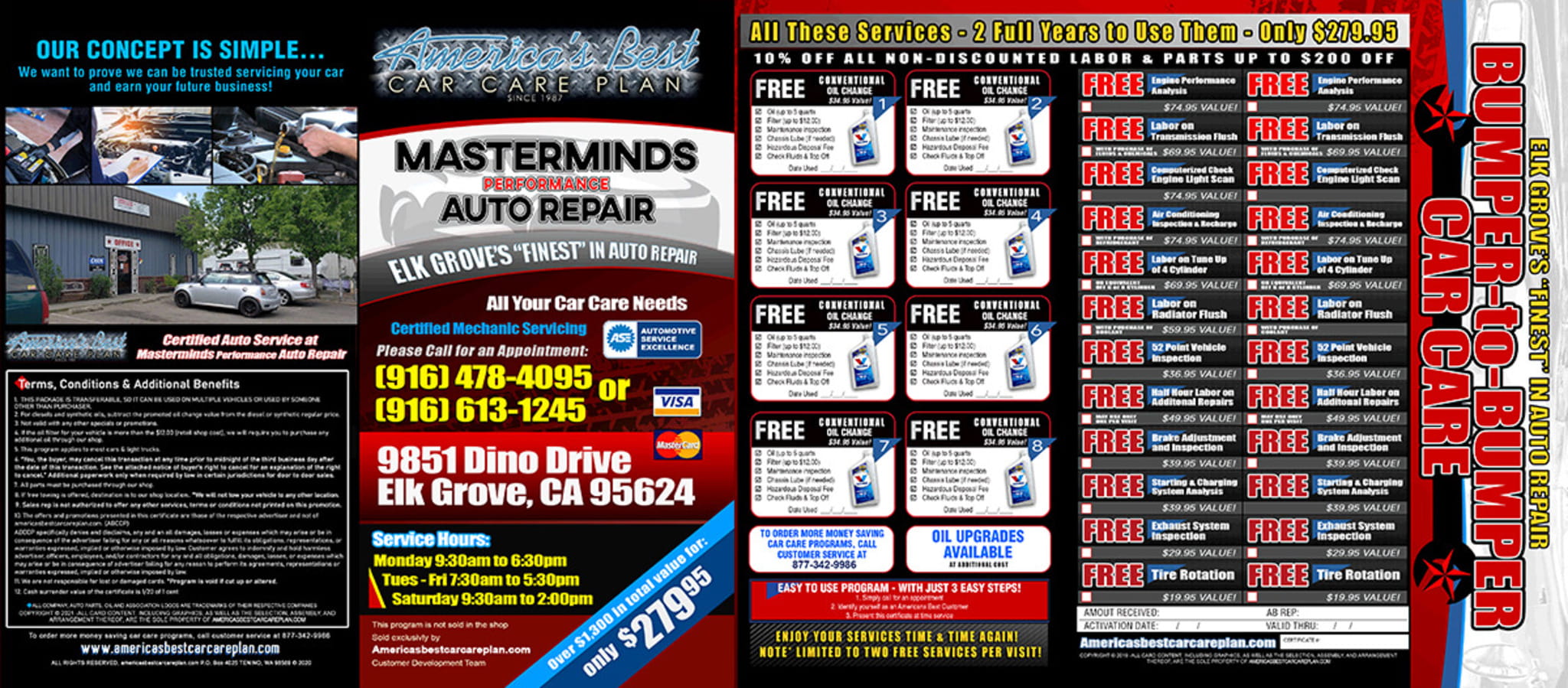 Car Care Plan – Masterminds Auto Repair (Elk Grove, CA)