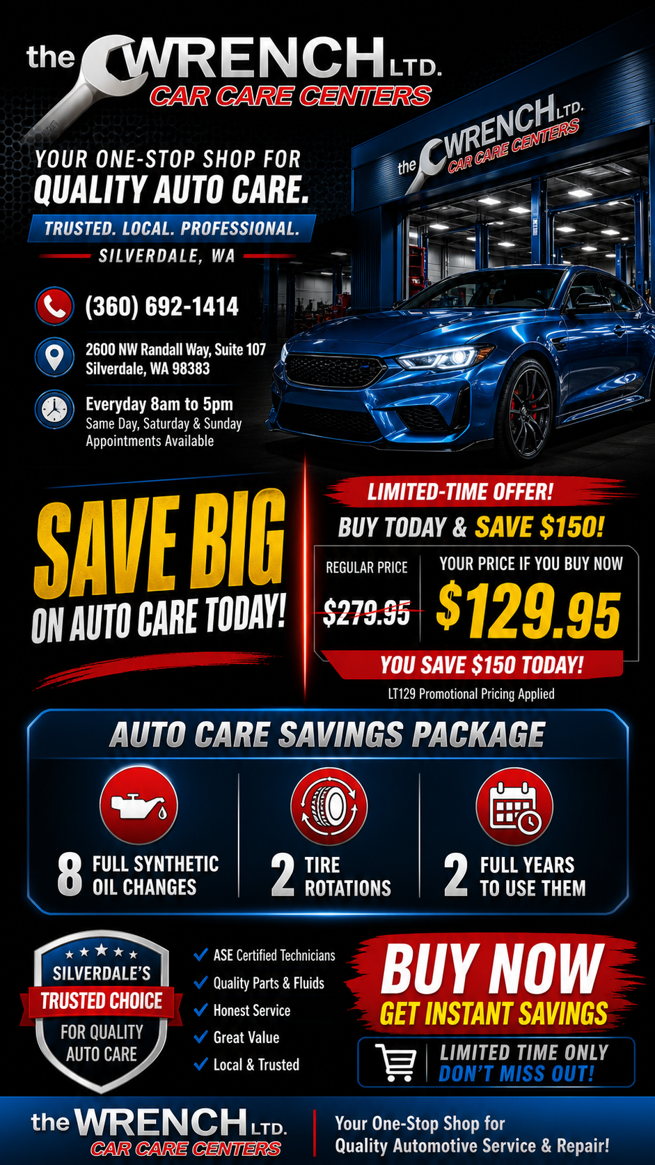 Car Care Plan – theWrench LTD. (Silverdale, WA)