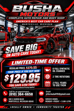 Car Care Plan – Busha Motors (Marysville, MI)