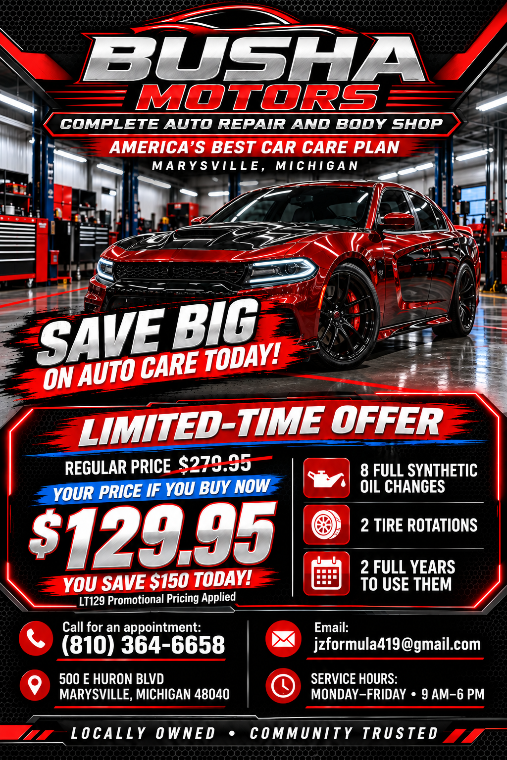 Car Care Plan – Busha Motors (Marysville, MI)
